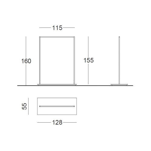 Portant professionnel vêtement pour un agencement de magasin design, élégant. Portant blanc, Portant noir, Portant doré, Portant