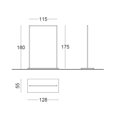 Portant professionnel vêtement pour un agencement de magasin design, élégant. Portant blanc, Portant noir, Portant doré, Portant